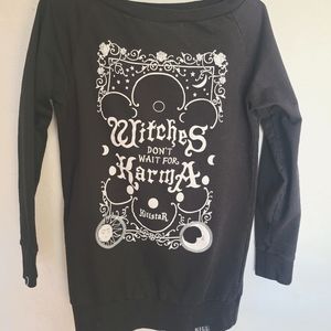 Killstar off the shoulder long sleeve shirt